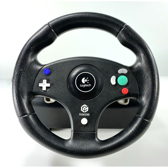 Logitech Speed Force Nintendo GameCube Wired Racing Wheel Only E-X4A10 Tested - Picture 3 of 11